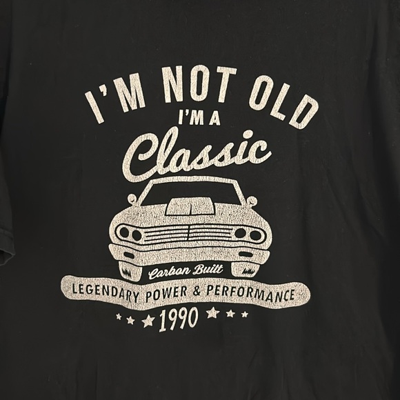 I’m Not Old I’m Classic Graphic car black T-shirt. XXL - Picture 2 of 4